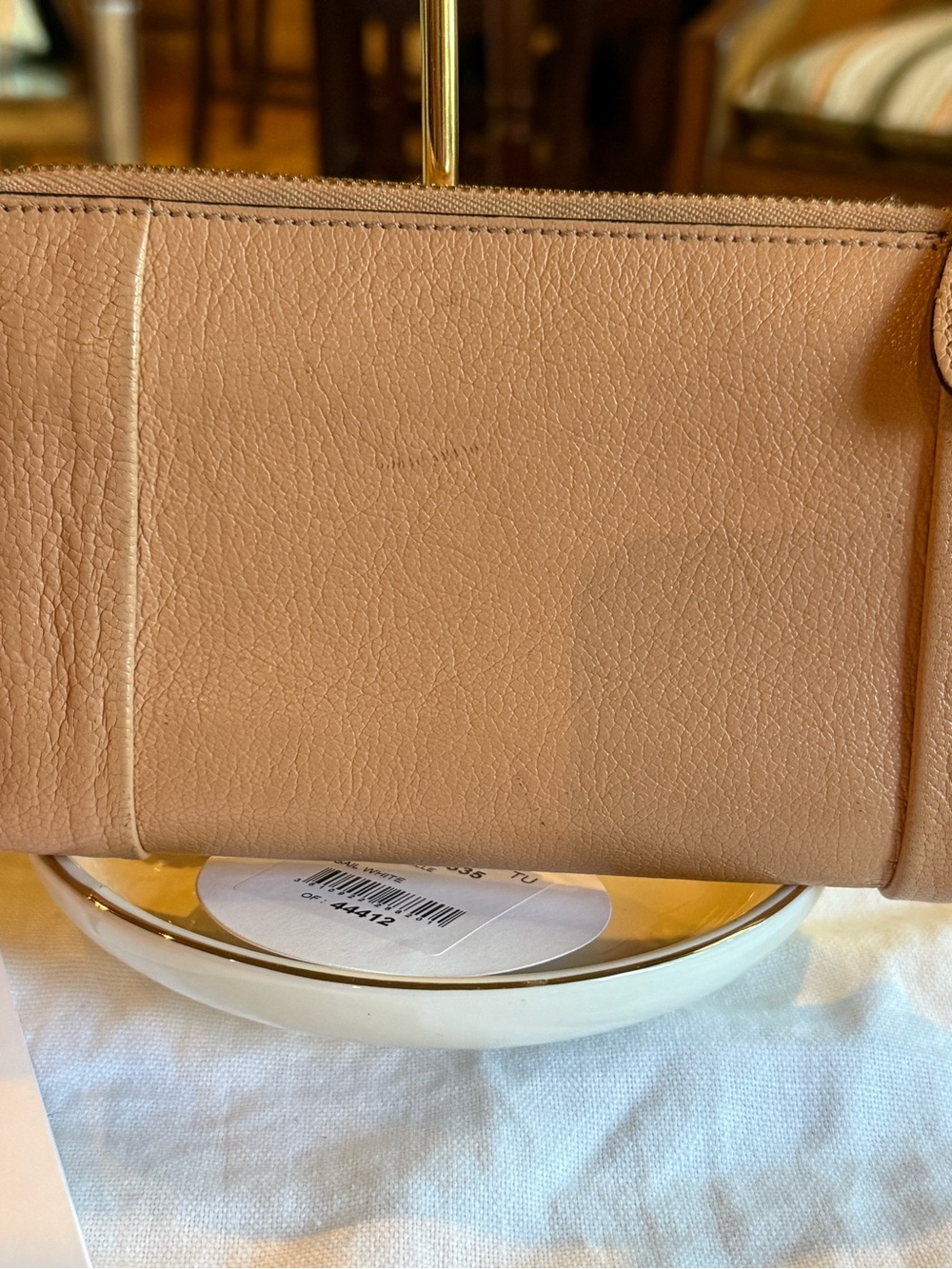 Authentic Chloé Elsie Leather Long Continental Wallet Cream/ Pink - Picture 5 of 17